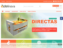 Tablet Screenshot of citrinova.com